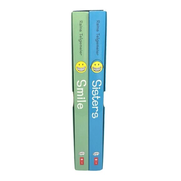 Scholastic, Inc. Smile & Sister by Raina Telgemeier: Paperback Box Set Duo - Picture 7 of 8